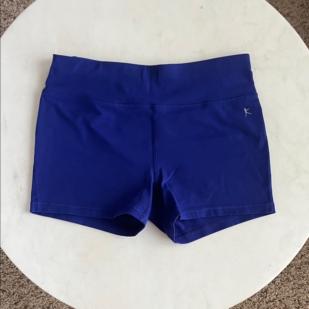 Danskin Now Shorts Bundle of 3 Small 1 Blue 2 Gray Key Pocket Fitted - Picture 9 of 12